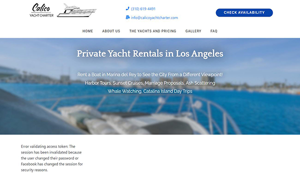 Calico Yacht Charter