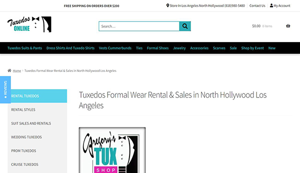 Gregory’s Tuxedos And Suits